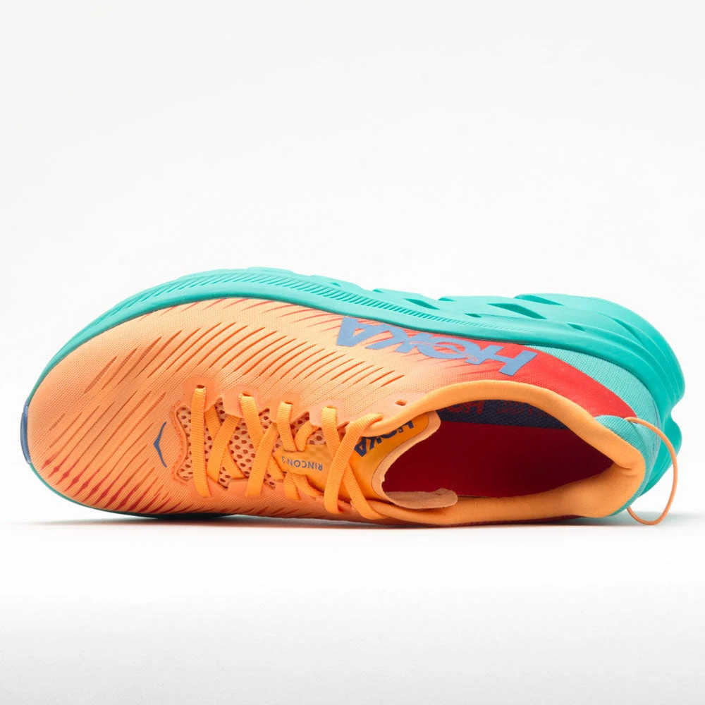 Hoka One One Rincon 3 Men's Blazing Orange/Fiesta - Image 3