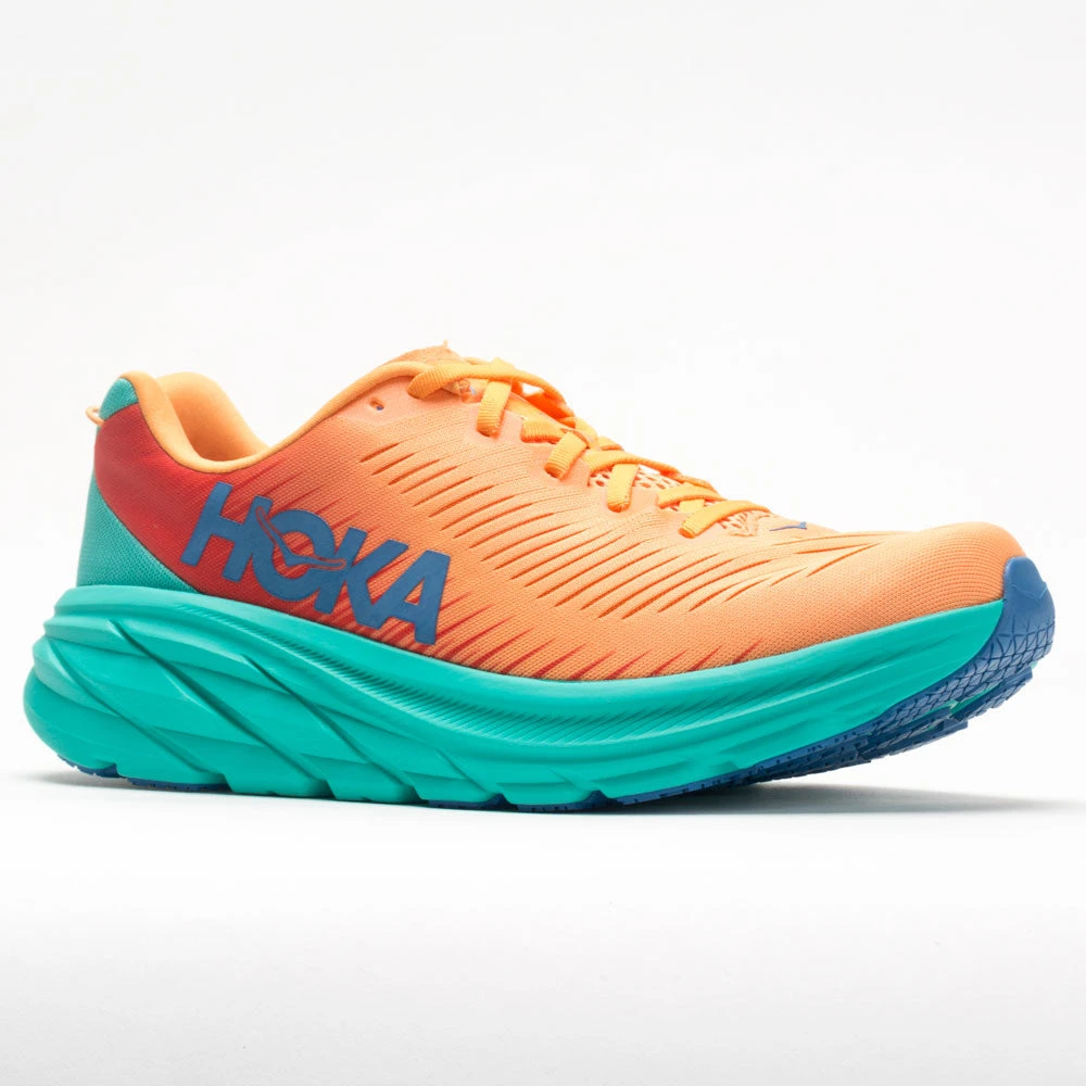 Hoka One One Rincon 3 Men's Blazing Orange/Fiesta - Image 5