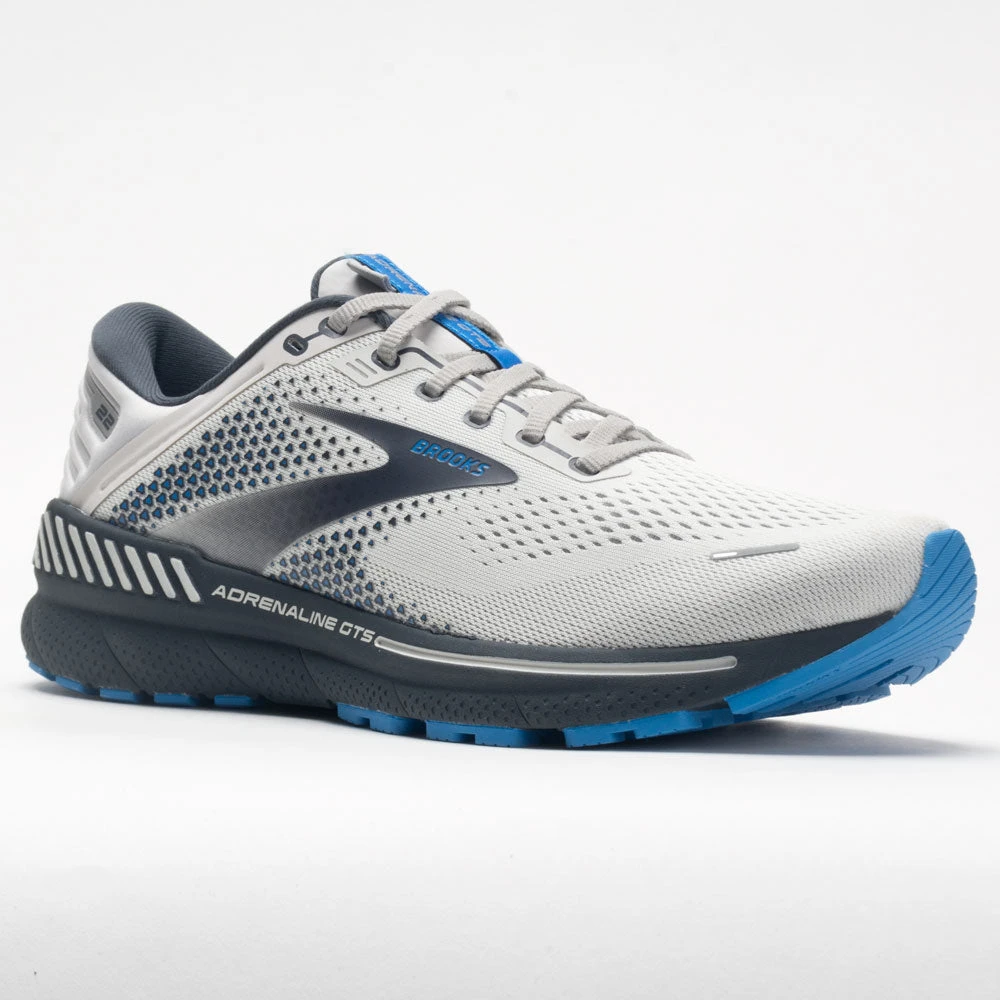 Brooks Adrenaline GTS 22 Men's Oyster/India Ink/Blue - Image 5