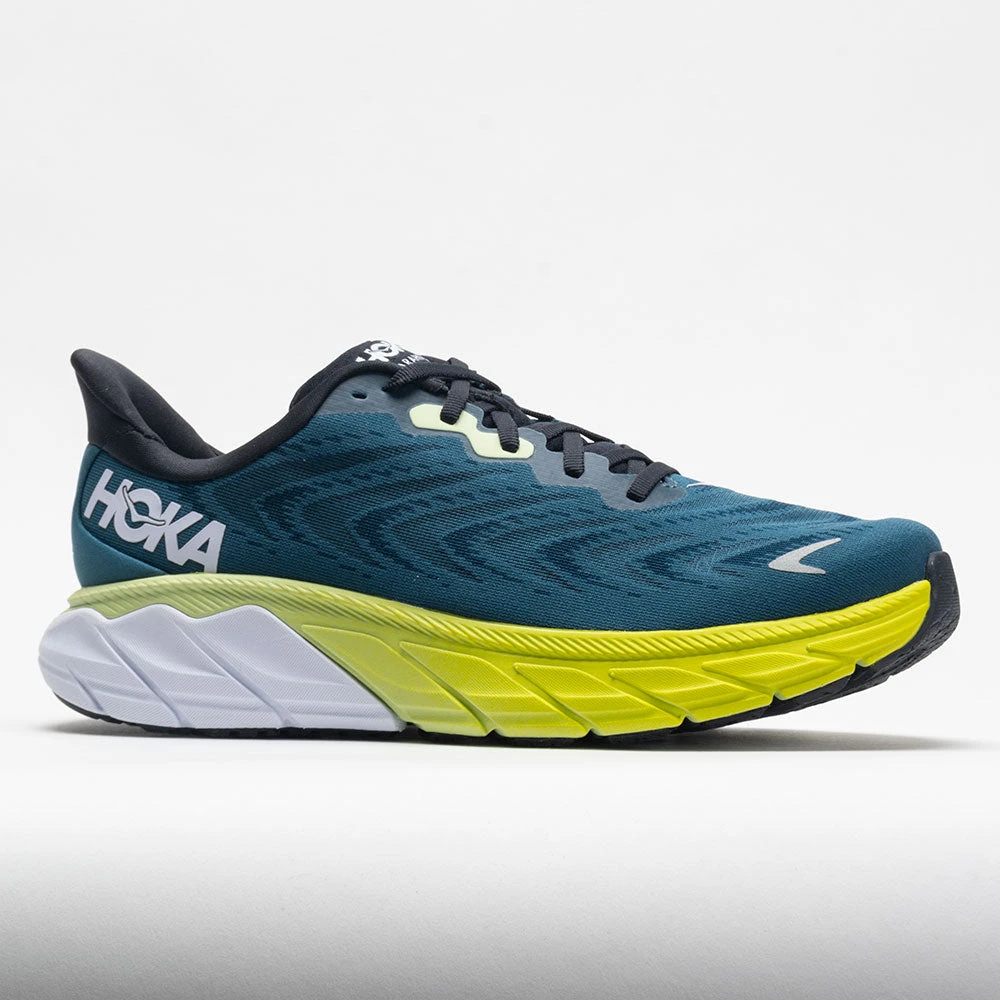 HOKA Arahi 6 Men's Blue Graphite/Blue Coral - Image 5