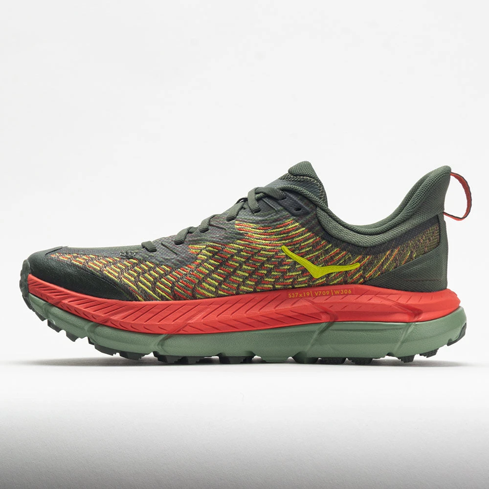 HOKA Mafate Speed 4 Men's Thyme/Fiesta - Image 2