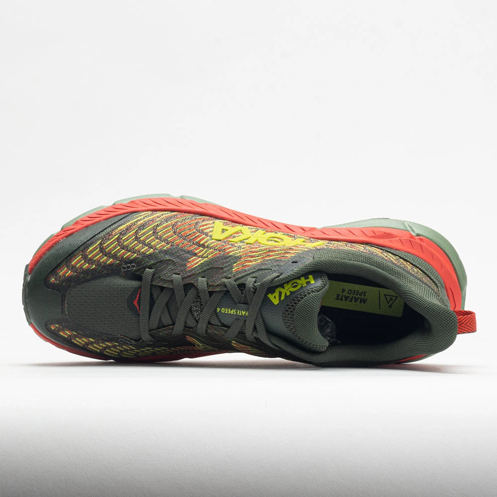 HOKA Mafate Speed 4 Men's Thyme/Fiesta - Image 3