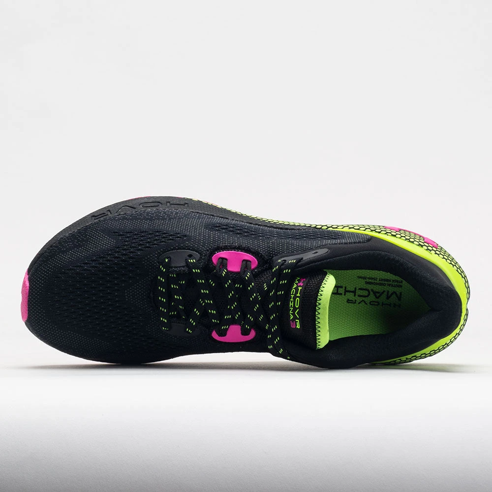 Under Armour HOVR Machina 3 Men's Black/Lime Surge/Rebel Pink - Image 3