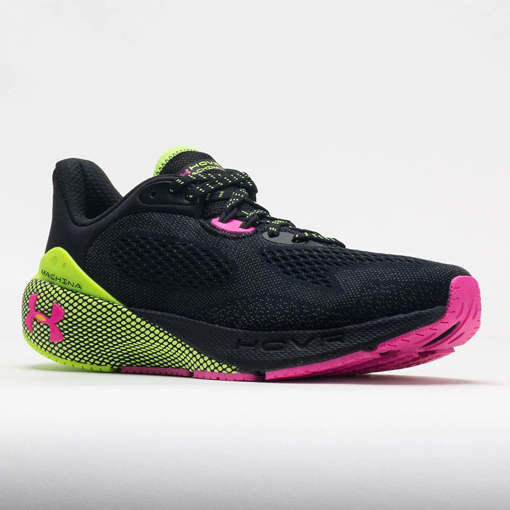 Under Armour HOVR Machina 3 Men's Black/Lime Surge/Rebel Pink - Image 5