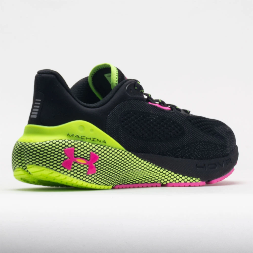 Under Armour HOVR Machina 3 Men's Black/Lime Surge/Rebel Pink - Image 6