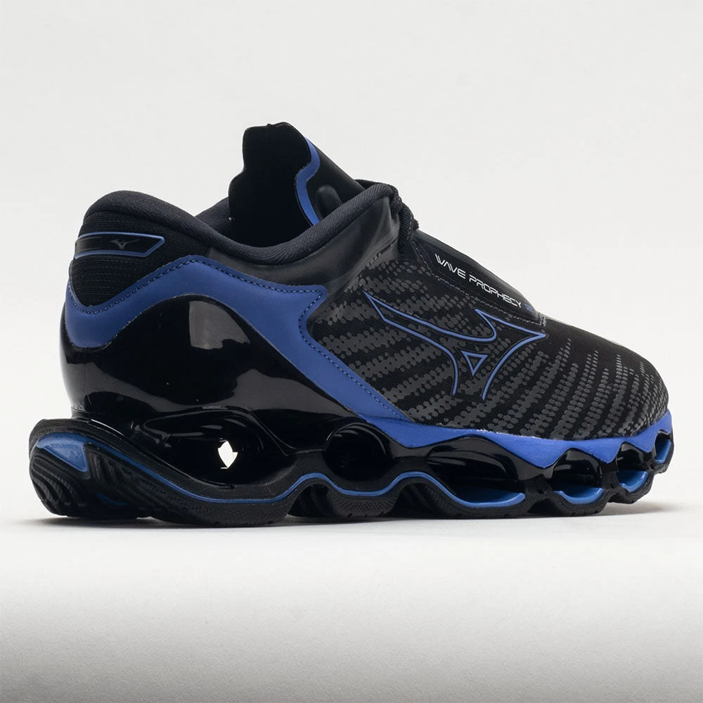 Mizuno Wave Prophecy 12 Men's Black Oyster/Blue Ashes - Image 6