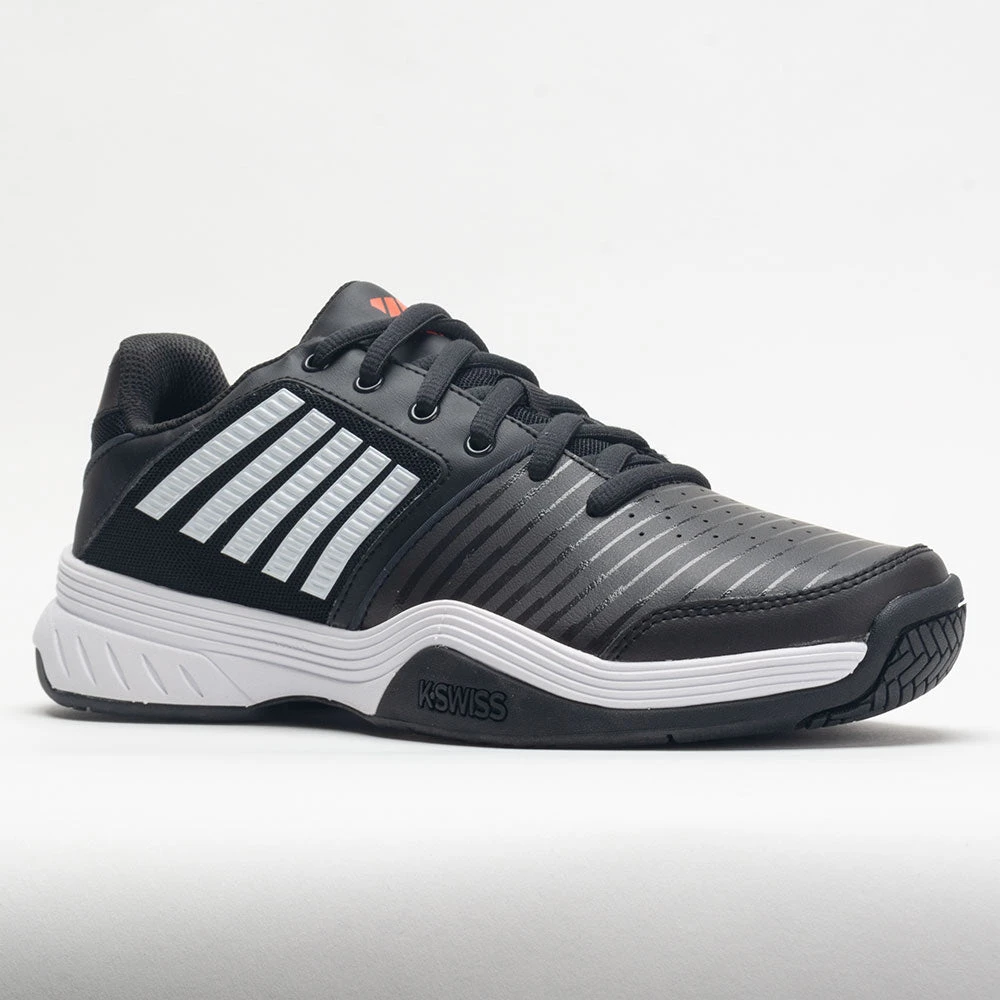 K-Swiss Court Express Men's Jet Black/White/Spicy Orange - Image 5
