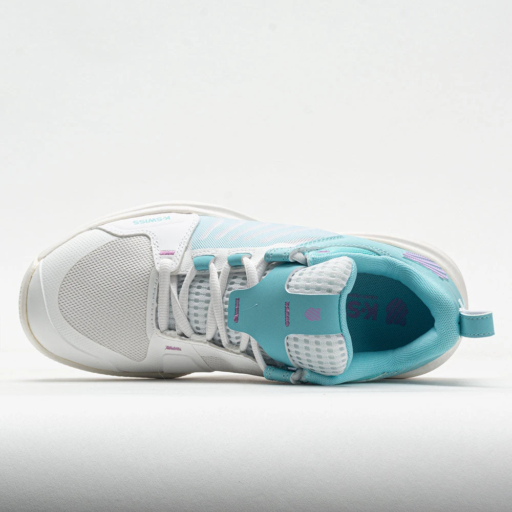 K-Swiss Ultrashot Team Women's Brilliant White/Angel Blue/Sheer Lilac - Image 3