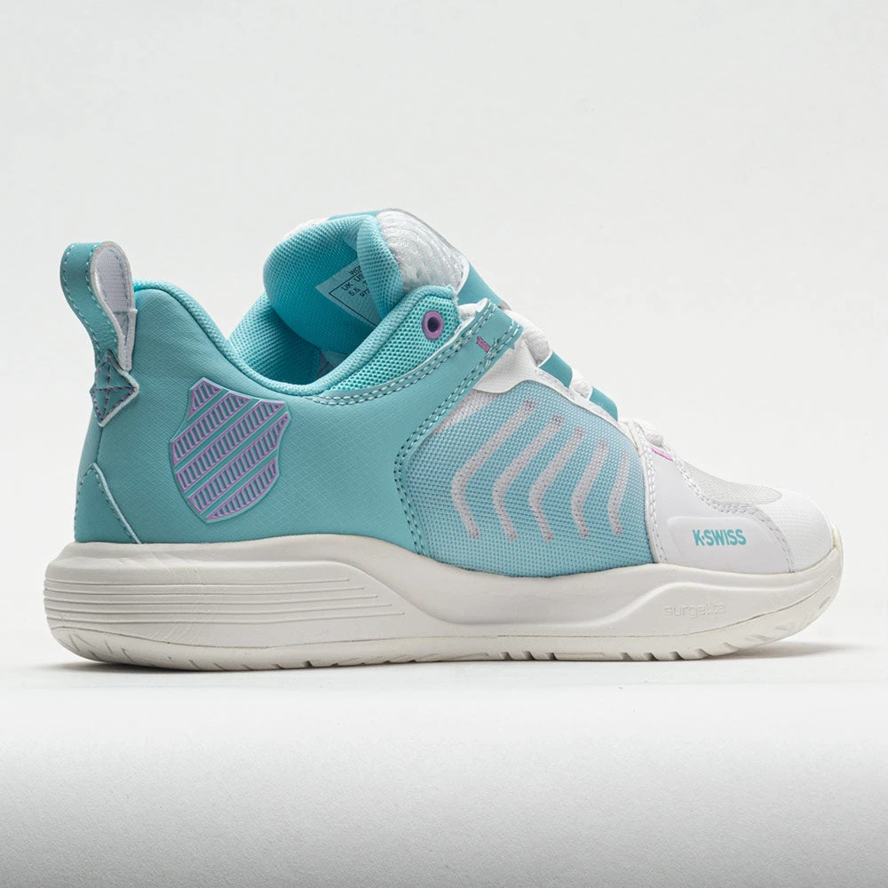 K-Swiss Ultrashot Team Women's Brilliant White/Angel Blue/Sheer Lilac - Image 6