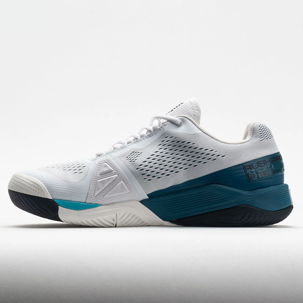 Wilson Rush Pro 4.0 Men's White/Blue Coral/Blue Atoll - Image 2