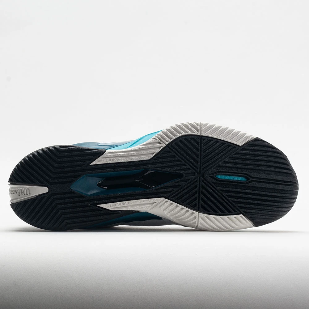 Wilson Rush Pro 4.0 Men's White/Blue Coral/Blue Atoll - Image 4