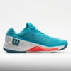 Wilson Rush Pro 4.0 Women's Scuba Blue/White/Fiery Coral