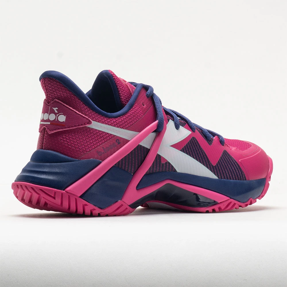 Diadora B.Icon 2 AG Women's Pink Yarrow/White/Blueprint - Image 6