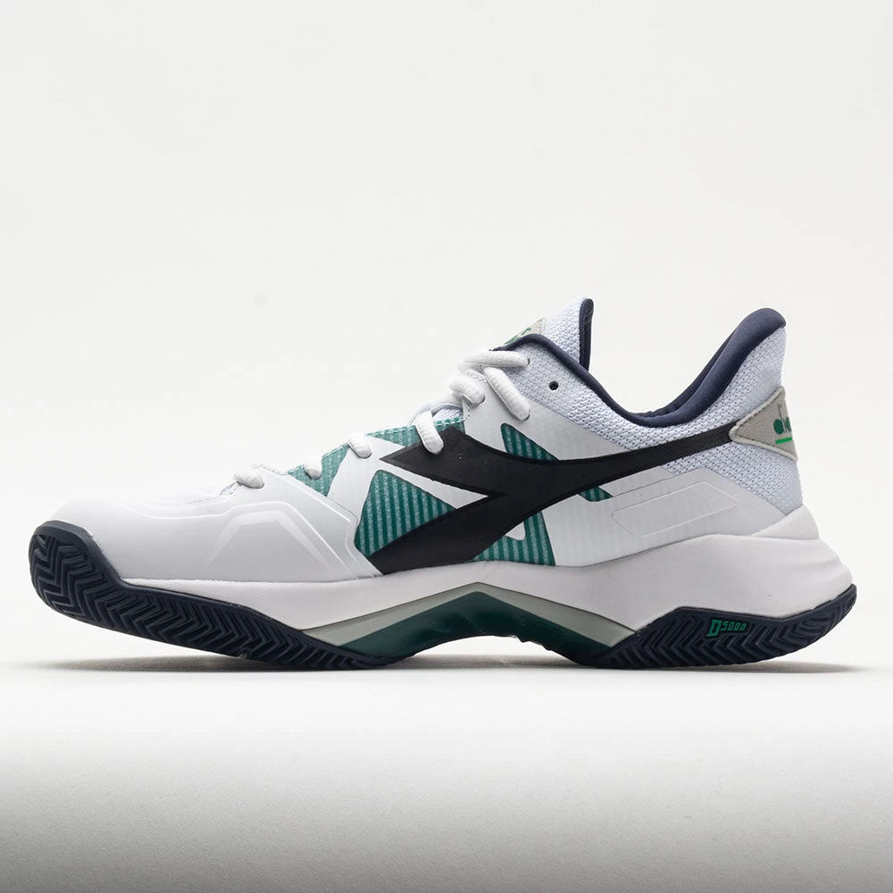 Diadora B.Icon 2 Clay Men's White/Black/Blue Corsair - Image 2