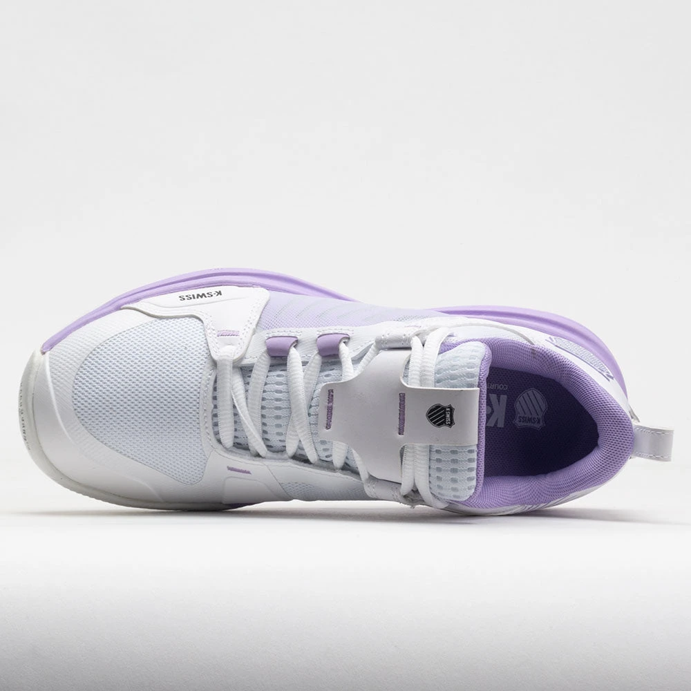K-Swiss Ultrashot Team Women's White/Purple Rose/Moonless Night - Image 3