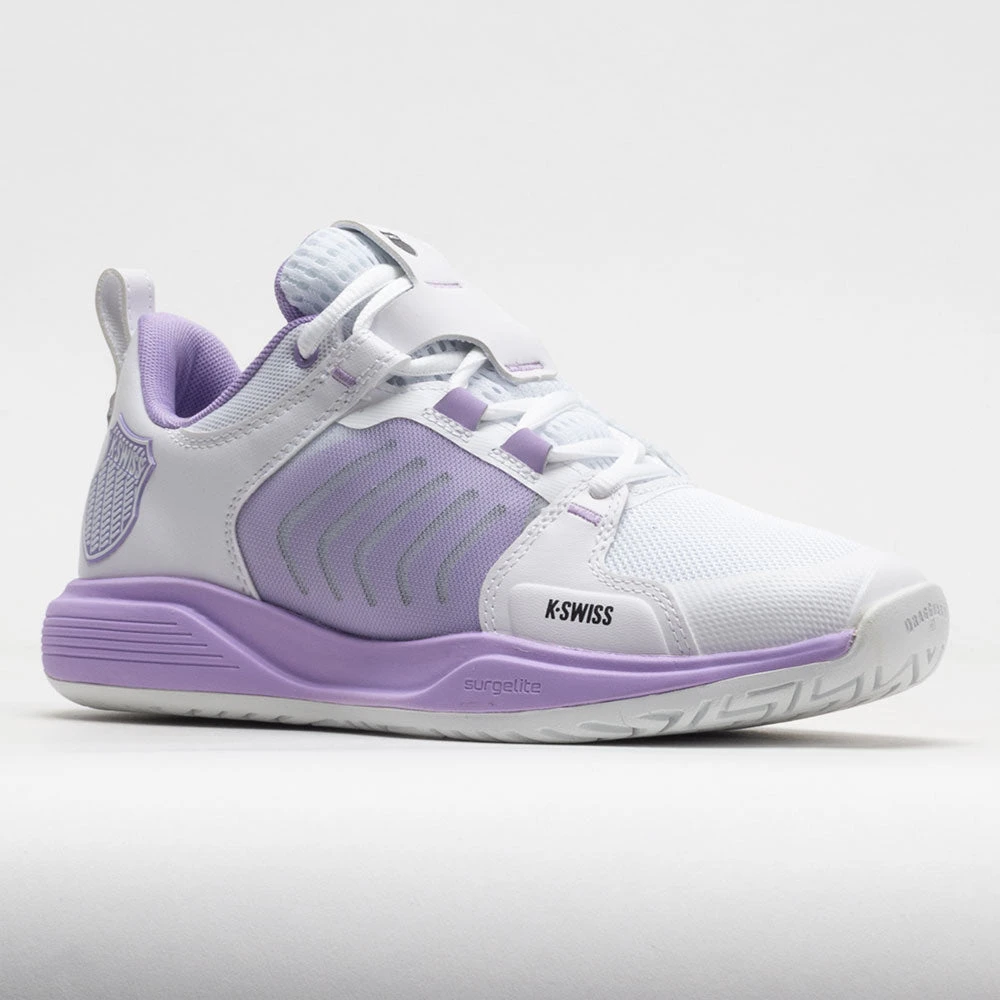 K-Swiss Ultrashot Team Women's White/Purple Rose/Moonless Night - Image 5