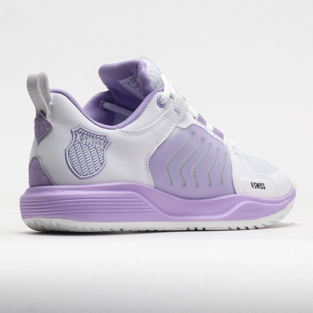 K-Swiss Ultrashot Team Women's White/Purple Rose/Moonless Night - Image 6