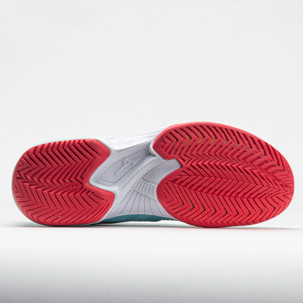 Mizuno Wave Exceed Tour 5 AC Women's Tanager Turpuoise/Paradise Pink - Image 4