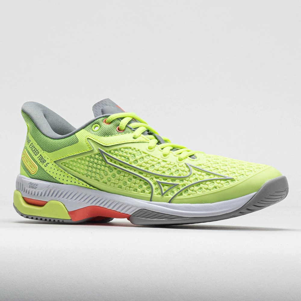 Mizuno Wave Exceed Tour 5 AC Women's Neo Lime/Ultimate Gray - Image 5
