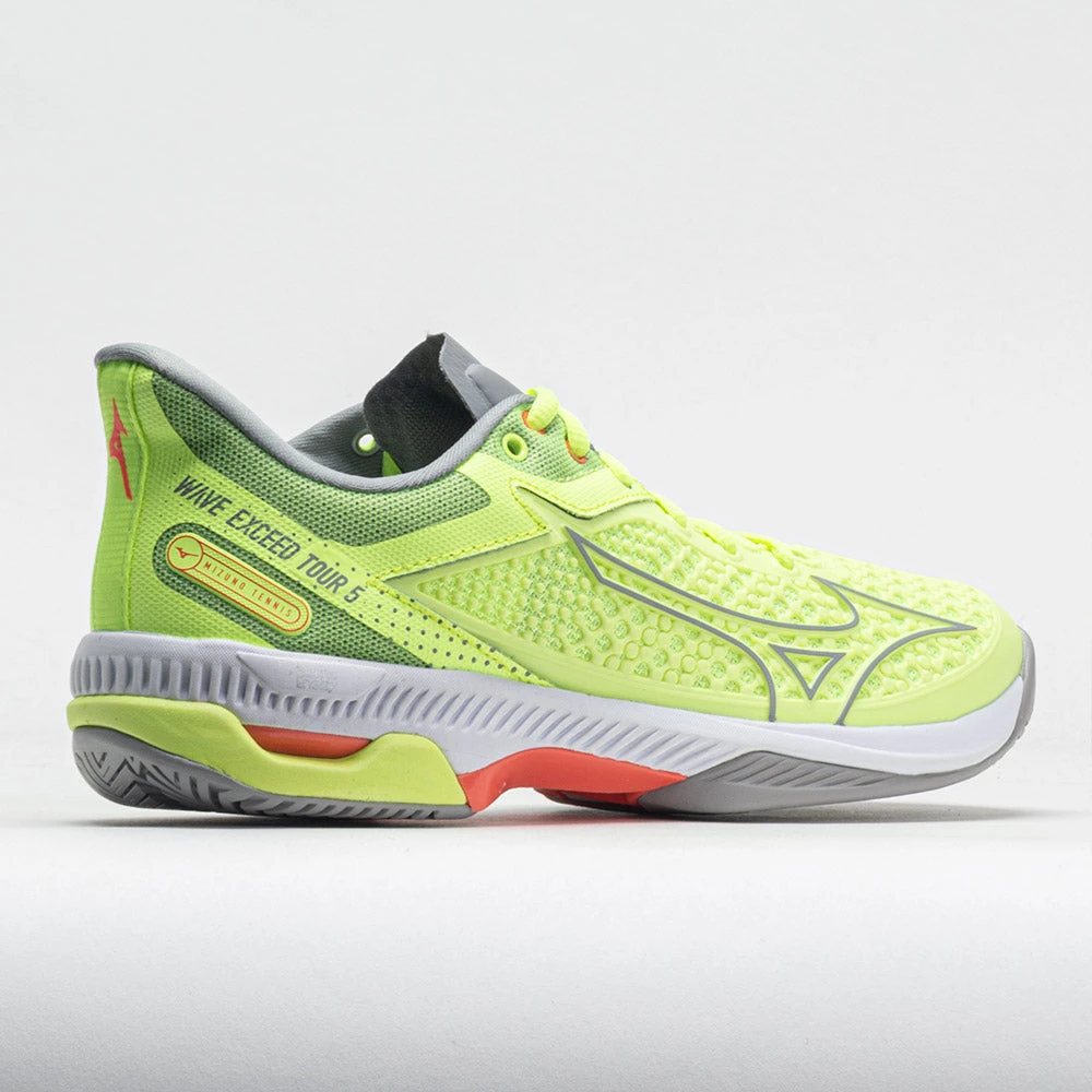 Mizuno Wave Exceed Tour 5 AC Women's Neo Lime/Ultimate Gray - Image 6