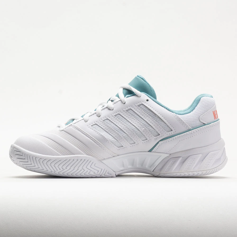 K-Swiss Bigshot Light 4 Women's White/Nile Blue/Desert Flower - Image 2