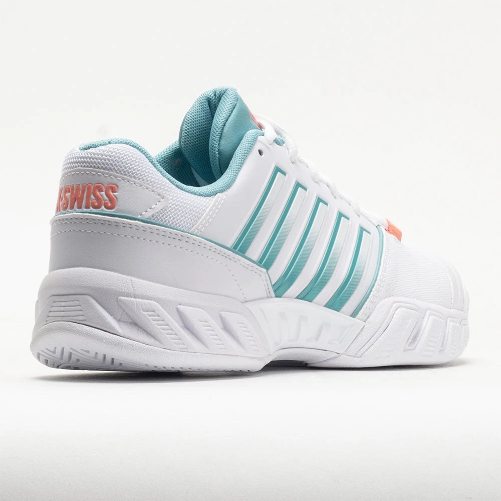 K-Swiss Bigshot Light 4 Women's White/Nile Blue/Desert Flower - Image 6