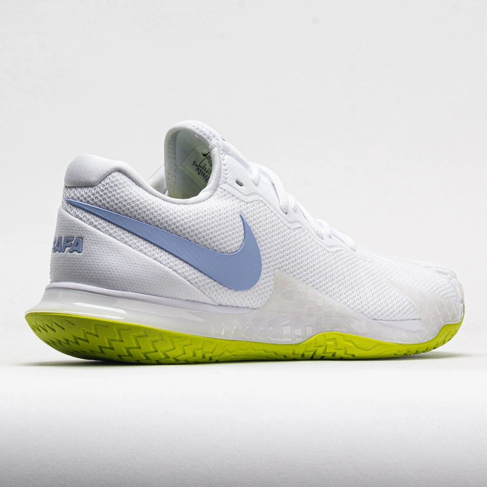 Nike Zoom Vapor Cage 4 Rafa Men's White/Cobalt Bliss/Bright Cactus - Image 6
