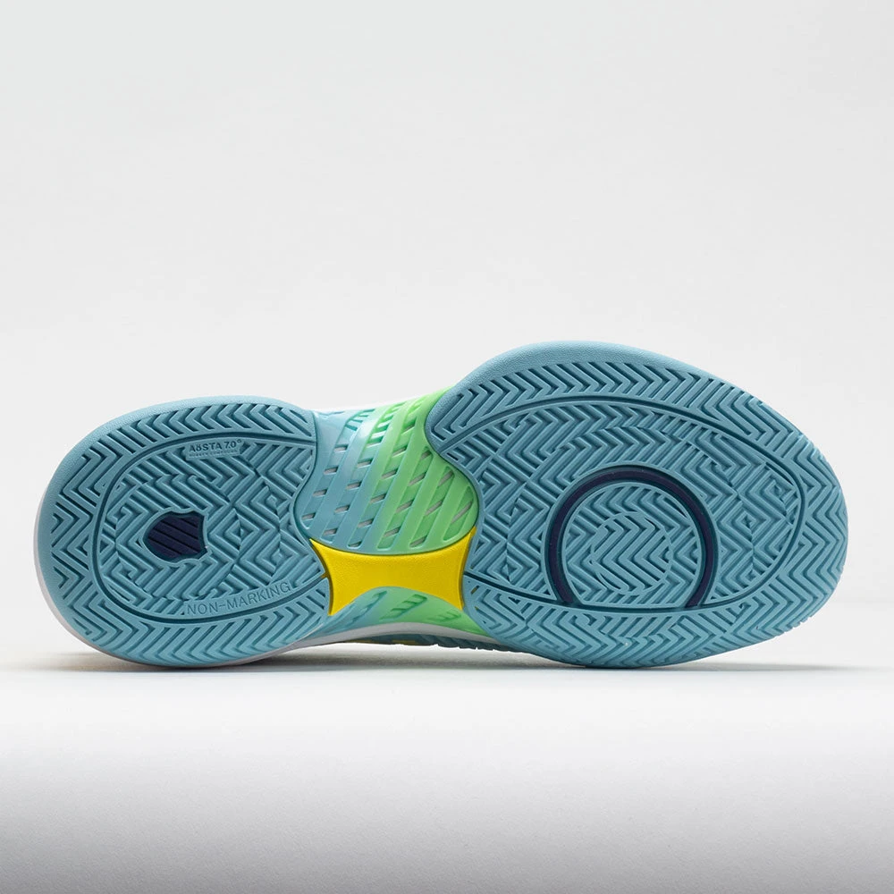 K-Swiss Hypercourt Supreme X Lucky In Love Gulf Stream/Green/Fire - Image 4