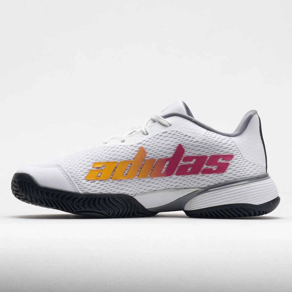 Adidas Barricade Junior White/Solar Gold/Lucid Fuchsia - Image 2