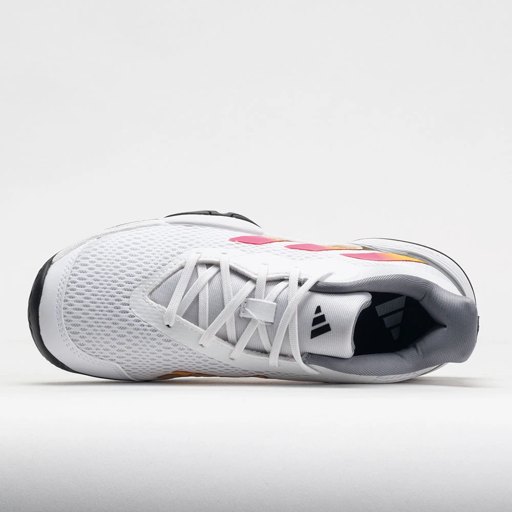 Adidas Barricade Junior White/Solar Gold/Lucid Fuchsia - Image 3