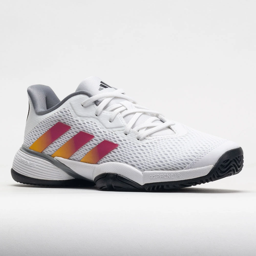 Adidas Barricade Junior White/Solar Gold/Lucid Fuchsia - Image 5