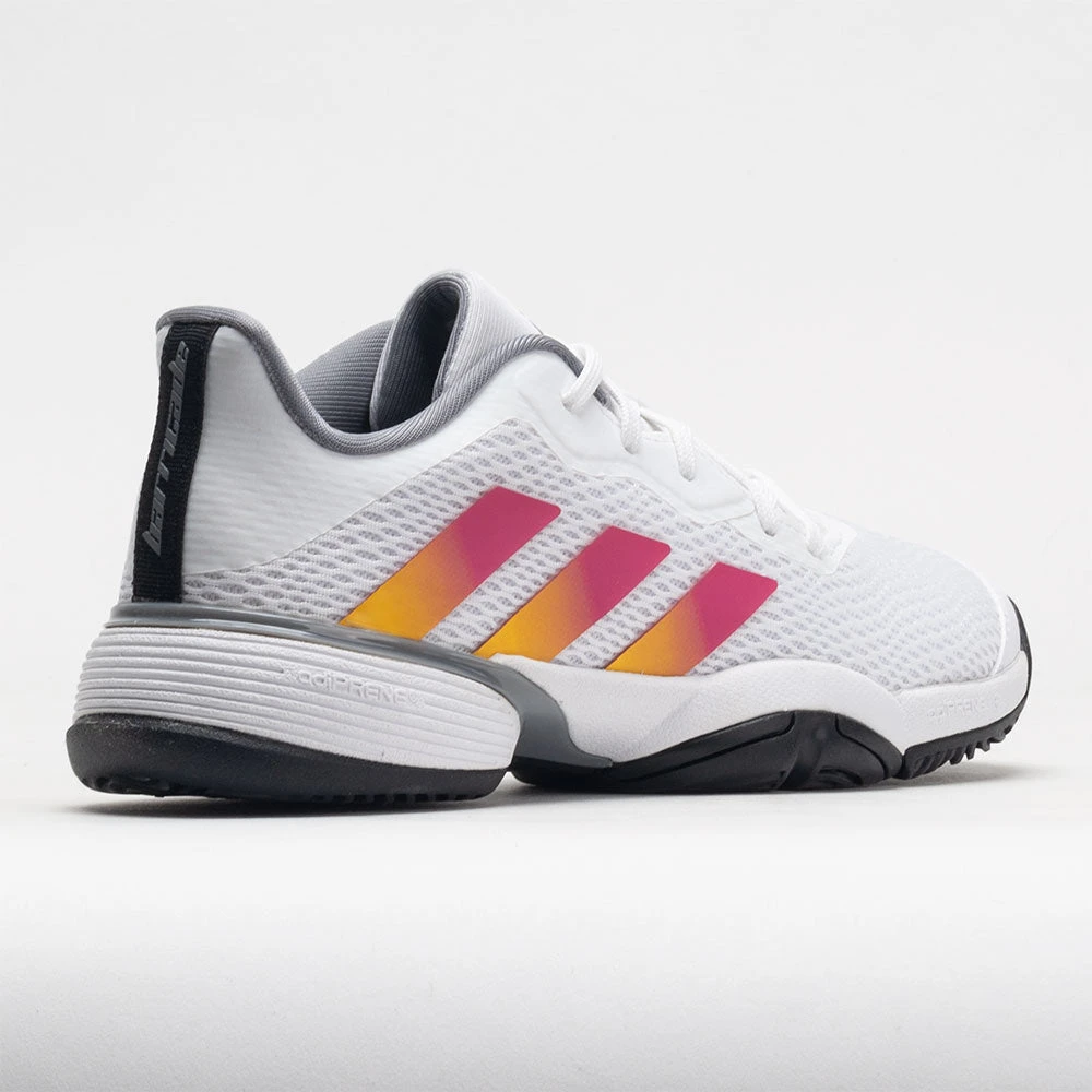 Adidas Barricade Junior White/Solar Gold/Lucid Fuchsia - Image 6