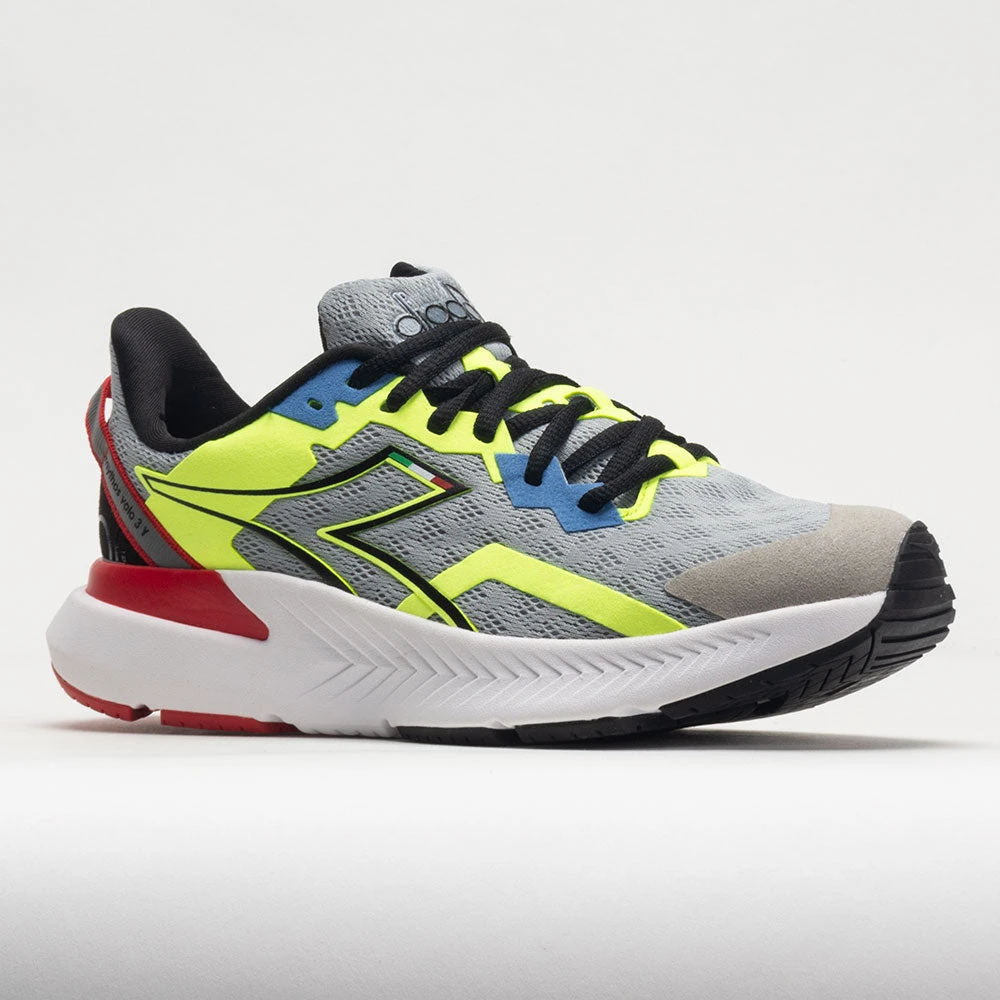 Diadora Mythos Volo 3 Junior Silver/Black/Yellow - Image 5