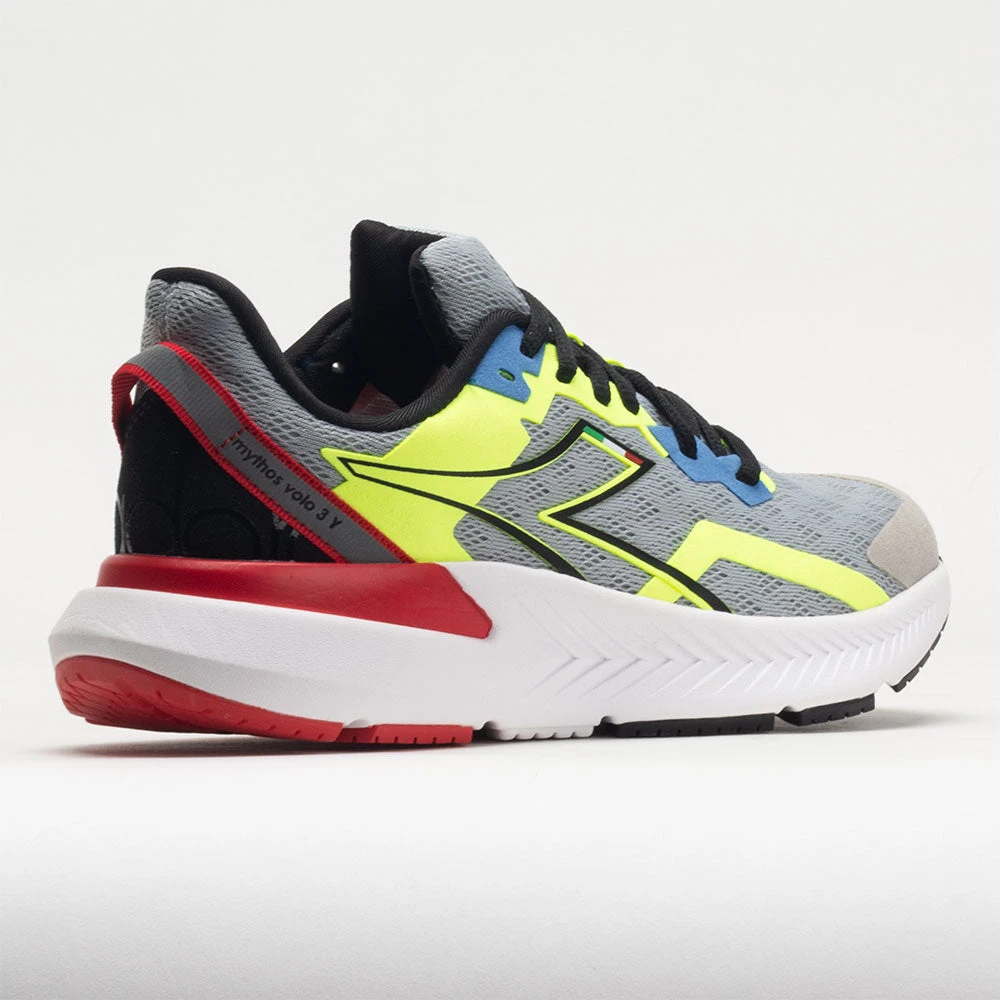 Diadora Mythos Volo 3 Junior Silver/Black/Yellow - Image 6