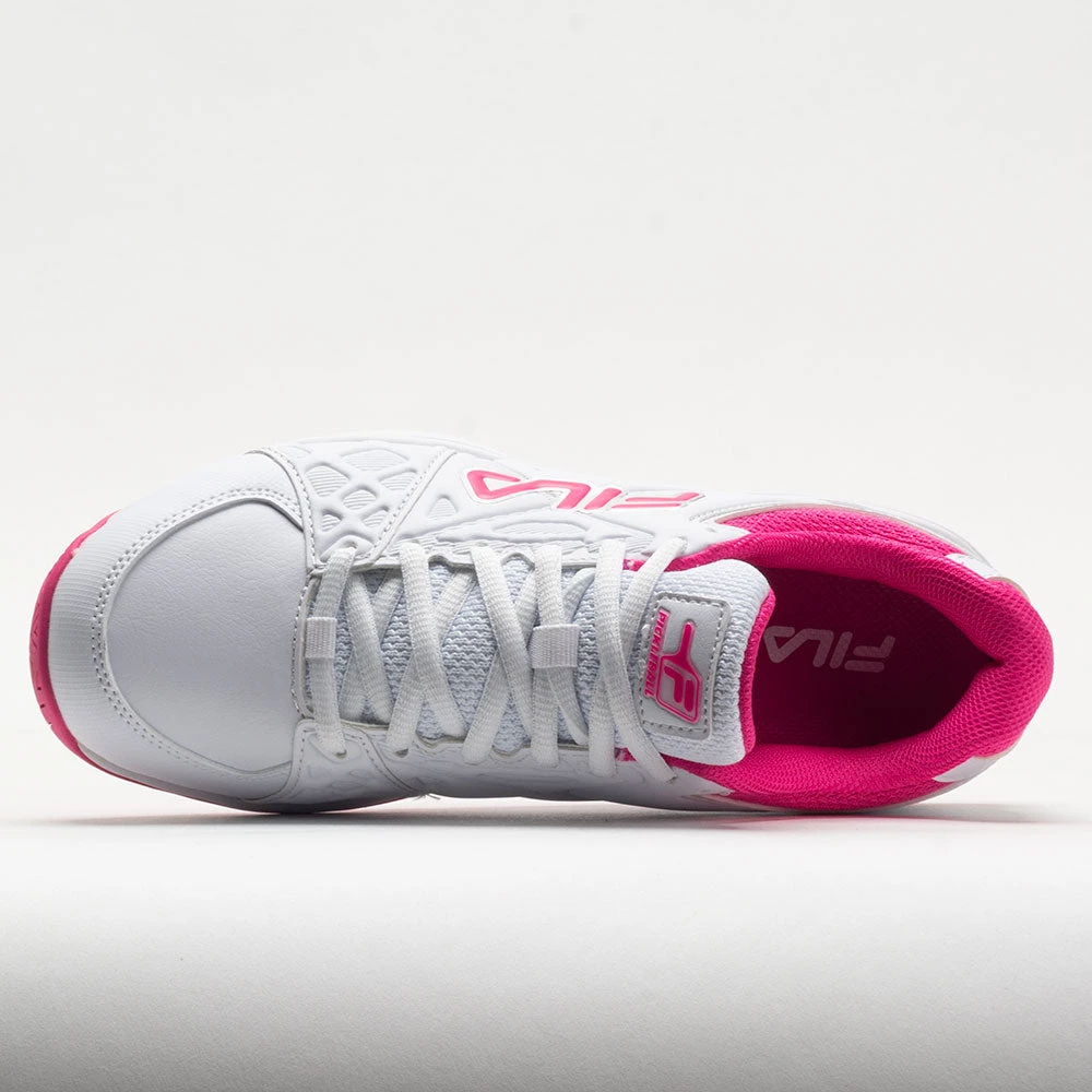Fila Double Bounce 3 Women's White/White/Pink Glo - Image 3
