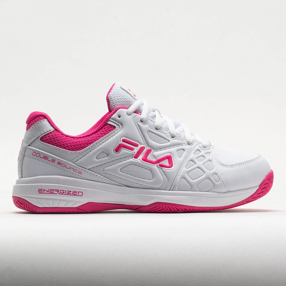 Fila Double Bounce 3 Women's White/White/Pink Glo