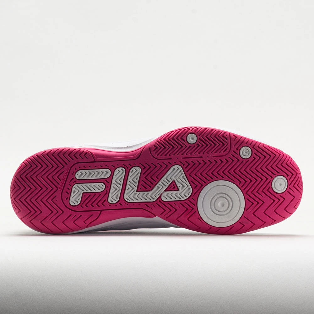 Fila Double Bounce 3 Women's White/White/Pink Glo - Image 4
