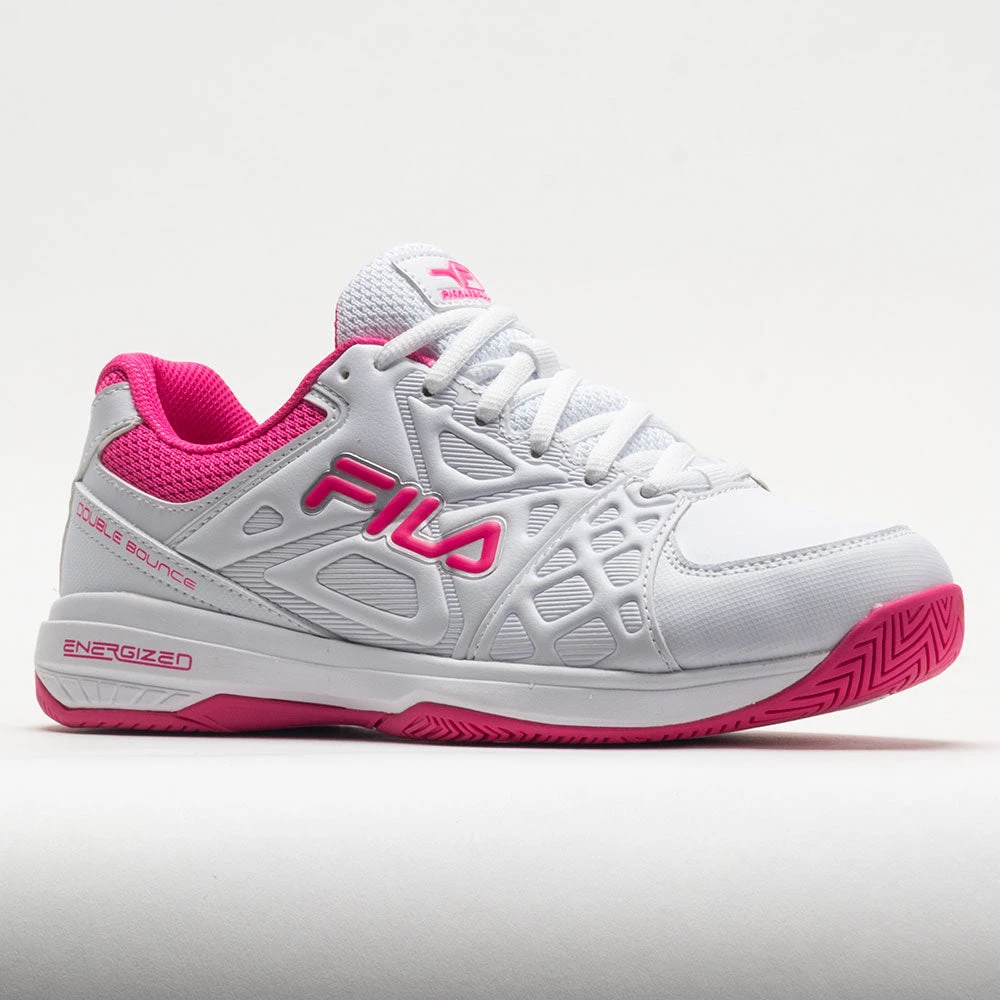 Fila Double Bounce 3 Women's White/White/Pink Glo - Image 5
