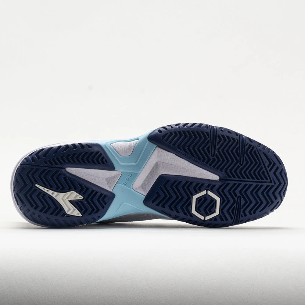 Diadora Trofeo 2 AG Pickleball Women's White/Blueprint/Pink Yarrow - Image 4