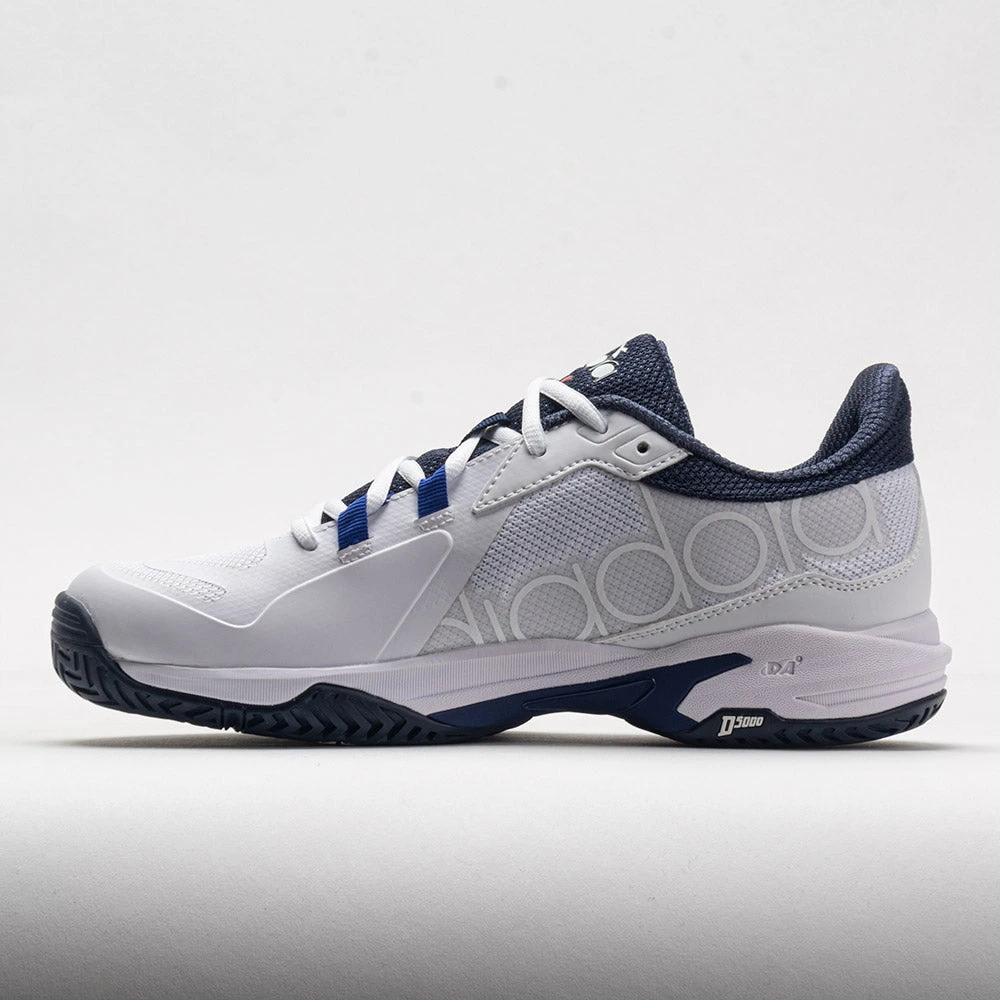 Diadora Trofeo 2 Pickleball Men's White/Surf The Web/Blue Corsair - Image 2