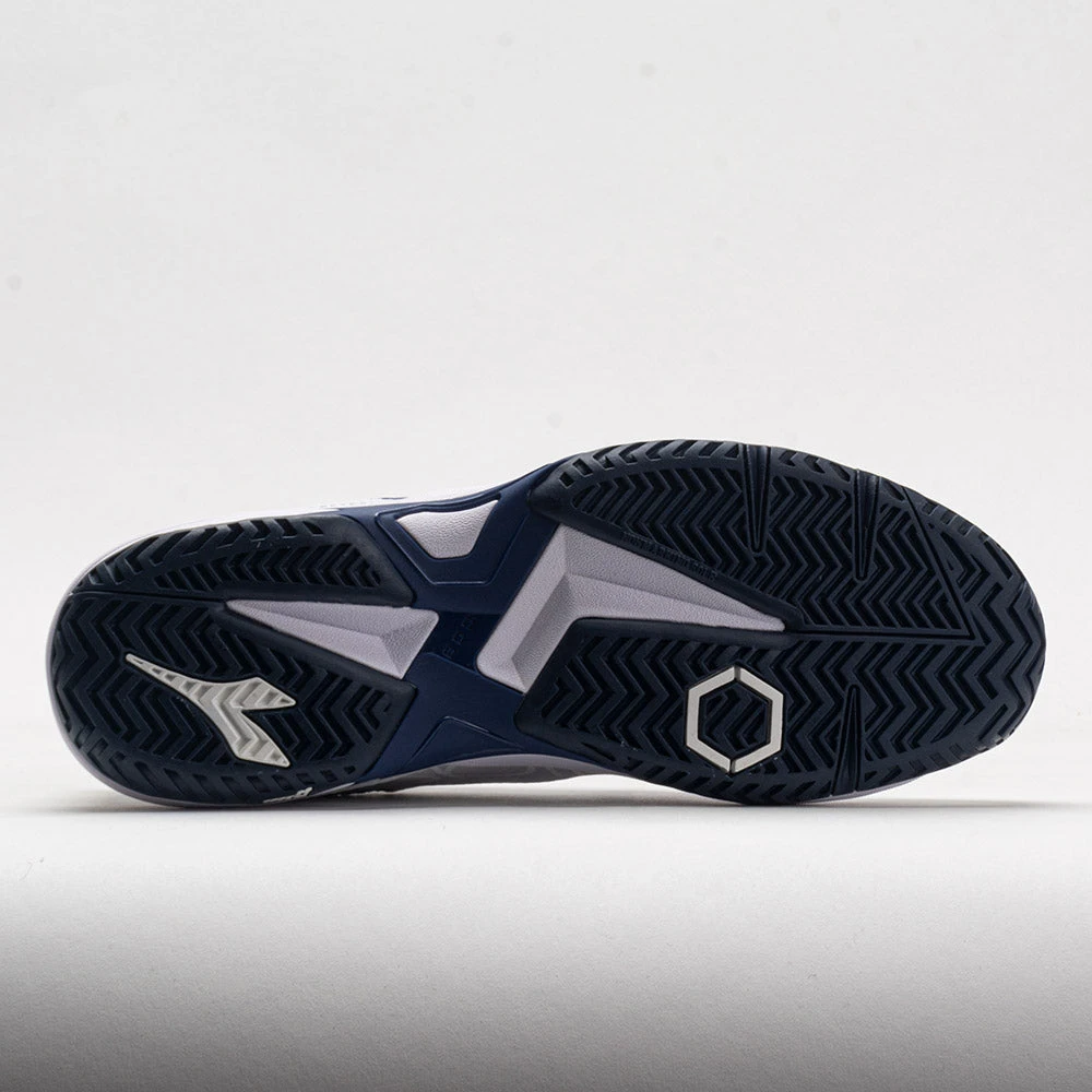 Diadora Trofeo 2 Pickleball Men's White/Surf The Web/Blue Corsair - Image 4