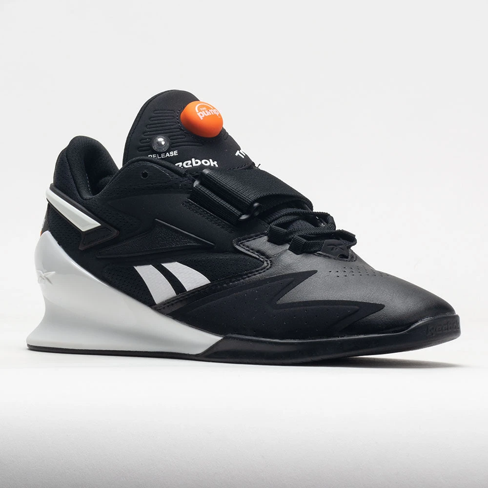 Reebok Legacy Lifter III Men's Core Black/White/Smash Orange - Image 5