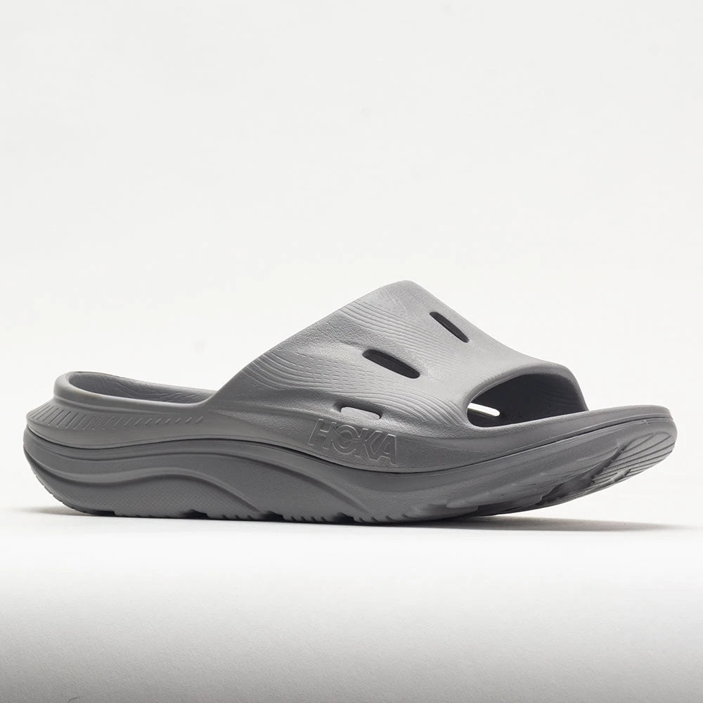 HOKA Ora Recovery Slide 3 Unisex Grey/Grey - Image 5