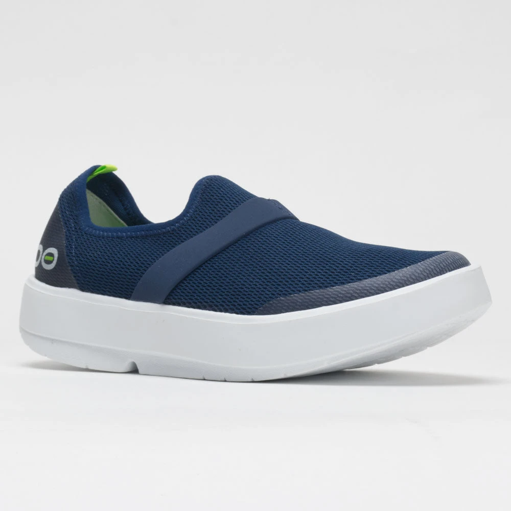 OOFOS OOmg Low Women's White/Navy - Image 5