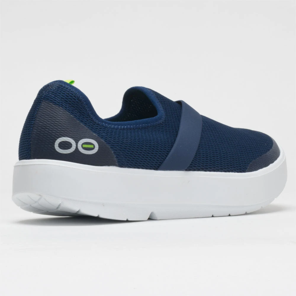 OOFOS OOmg Low Women's White/Navy - Image 6